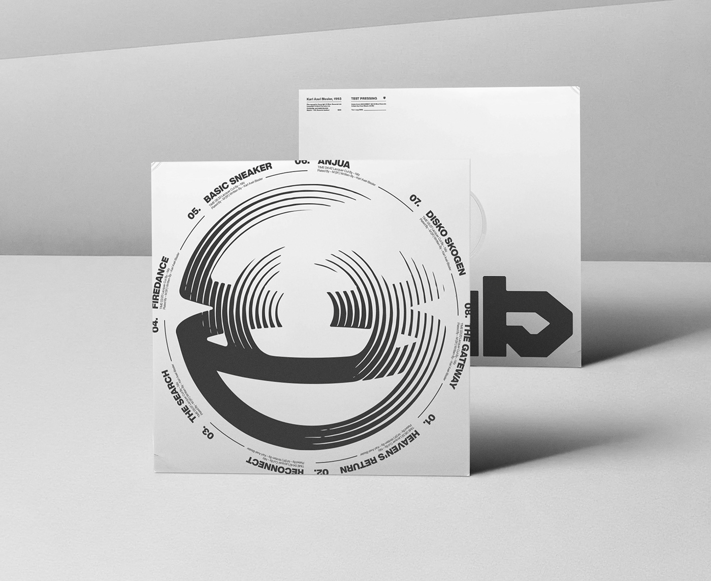 cover dj music type typography   vinyl house modern techno