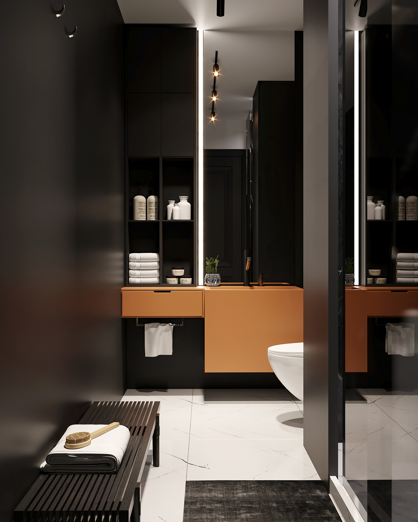 apartment bathroom bedroom high-end kitchen living luxury Marble premium wood