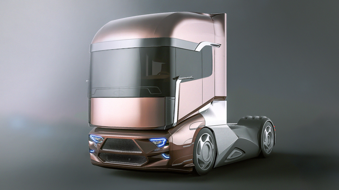 Truck car desig Render keyshot PS photosop sketch concept Ford