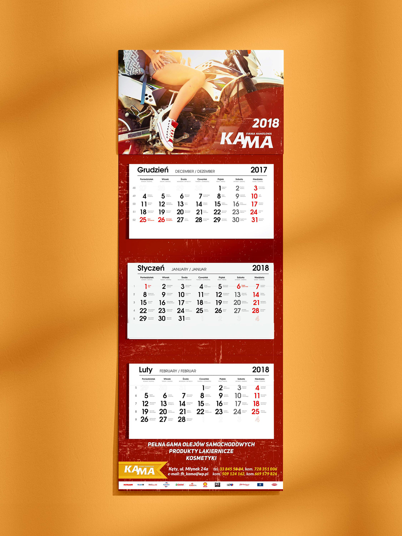 kalendarz calendar graphic design  e-commerce photoshop ilustrator