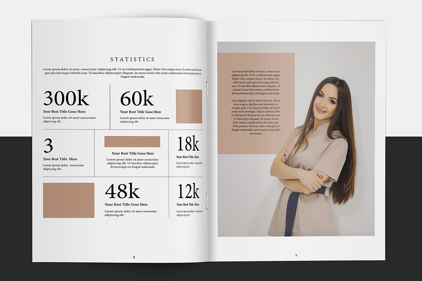 blogger brochure creative INFLUENCER magazine Media Kit Multipurpose press kit social media template