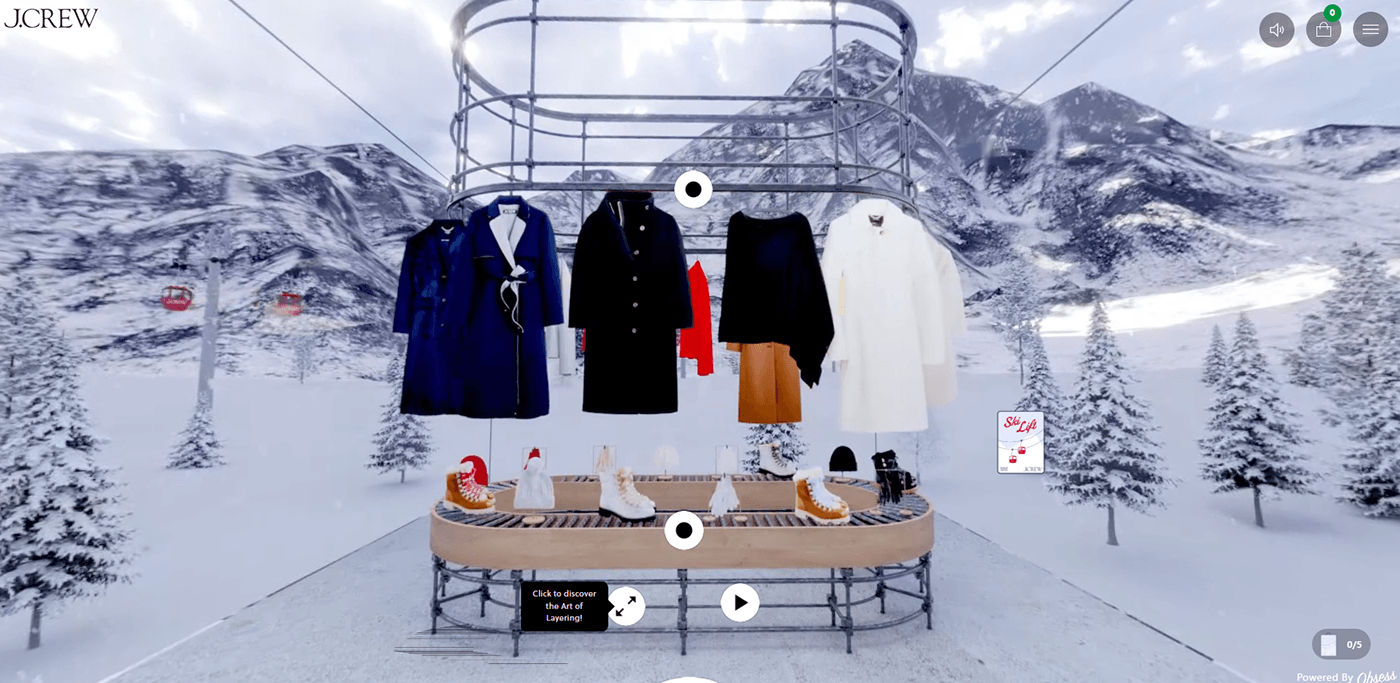 mountain winter snow Christmas Virtual reality vray 3ds max visualization exterior skiresort
