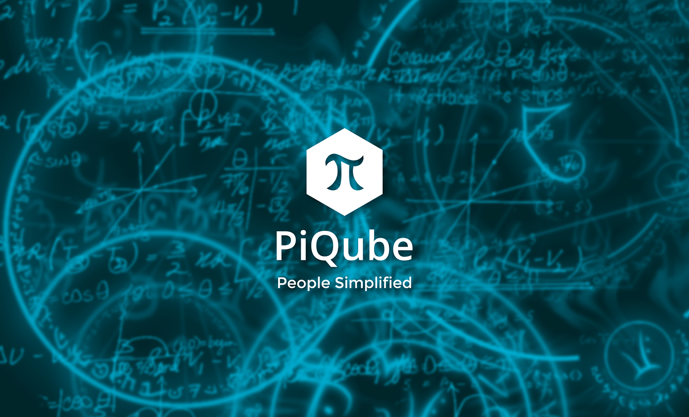 piqube logo app software chennai India Website hiring Data Sailesh identity product minimal simple modern