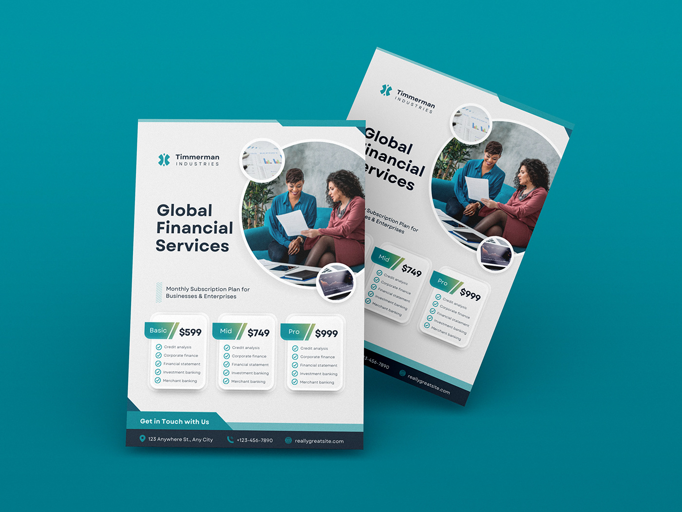 Global Services Flyer Design