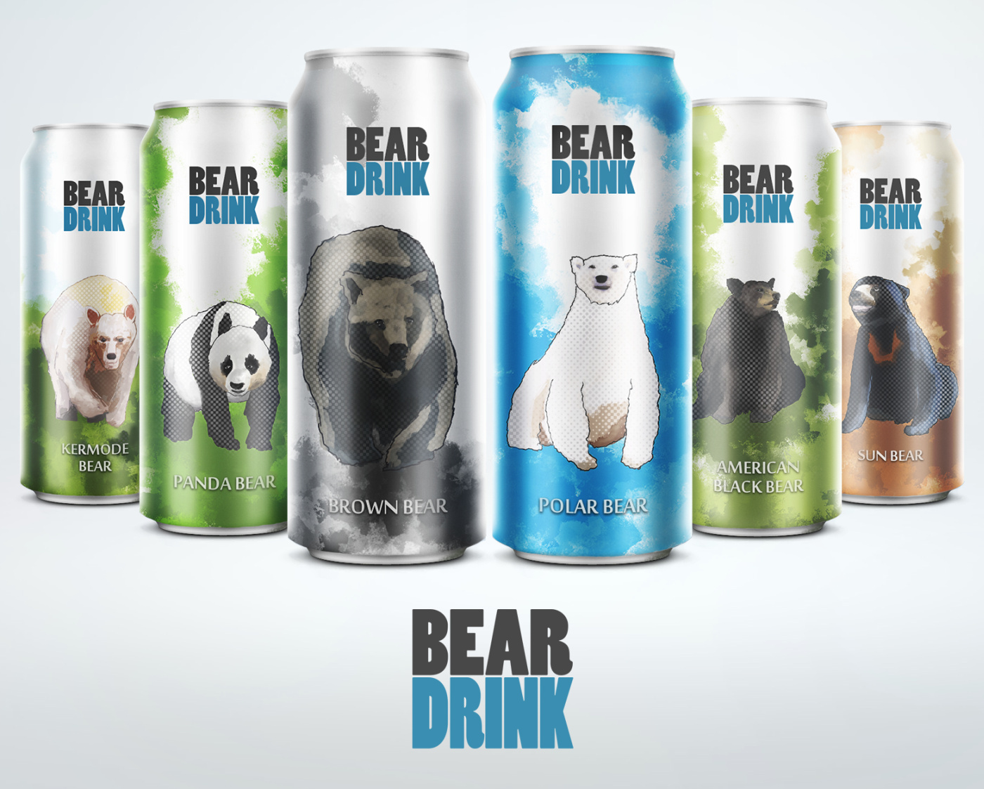 Bear Drink on Behance
