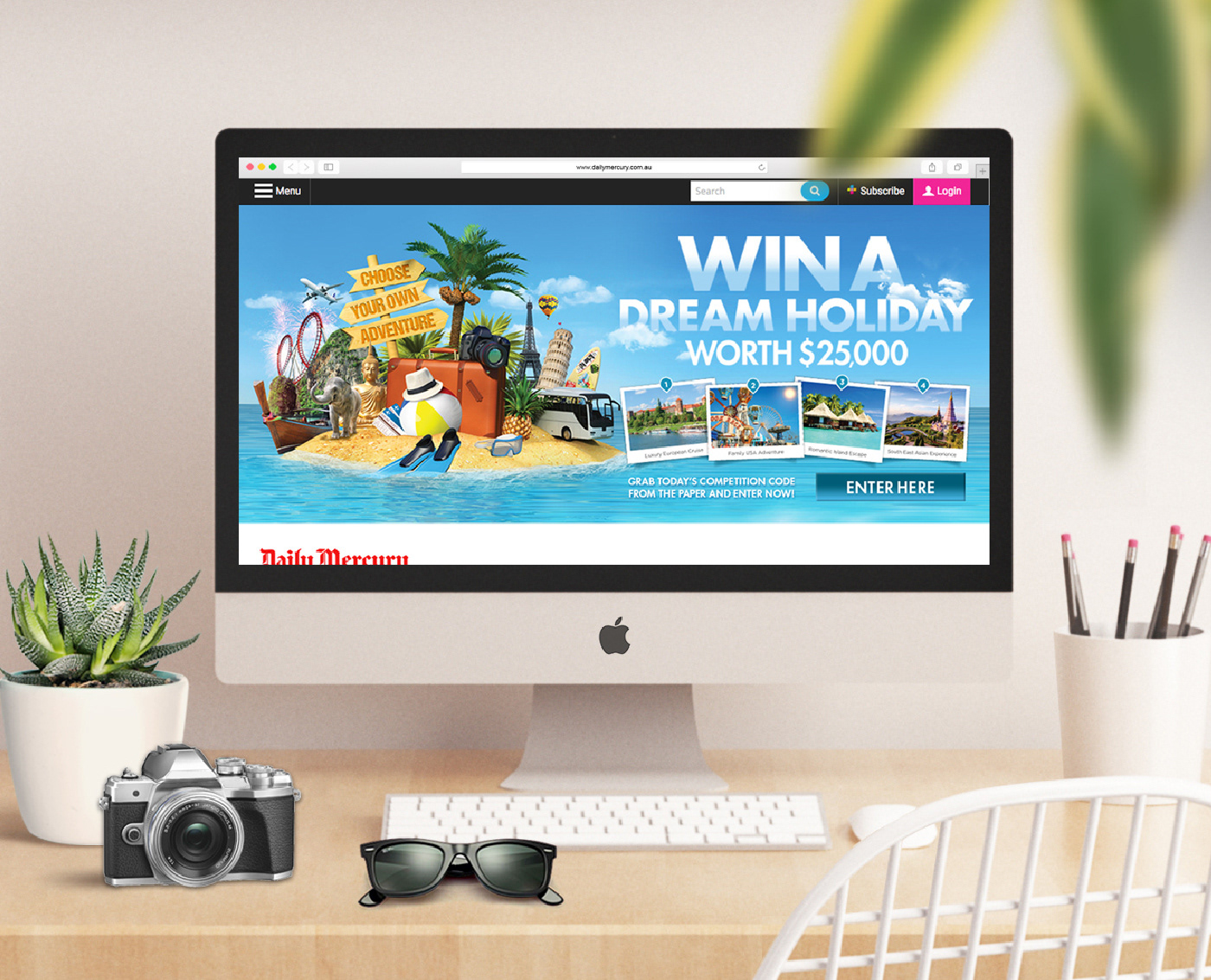 hello world Travel tourism tourism collateral poster social media online Competition