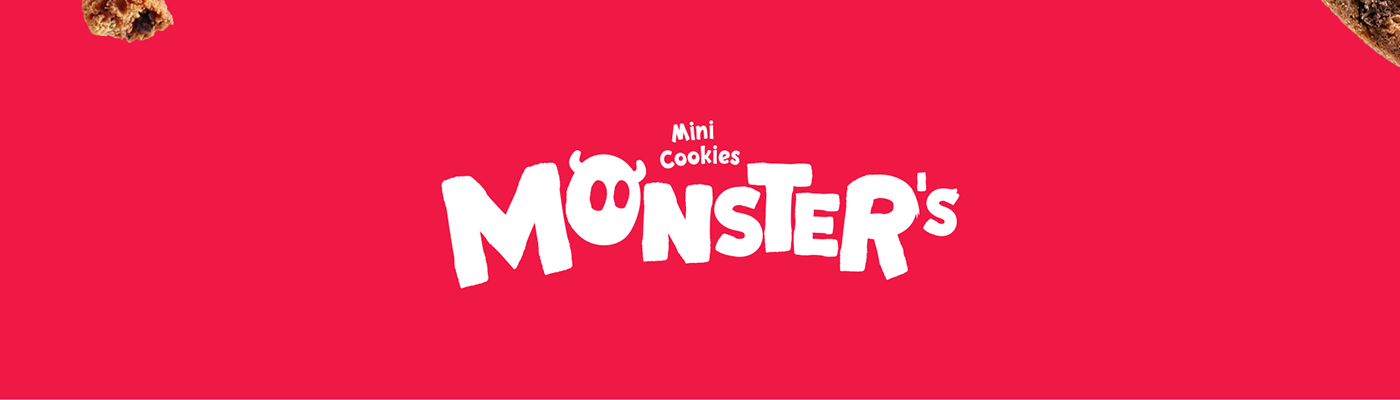 cookie embalagem Food  infantil monsters monstros branding  design packing children