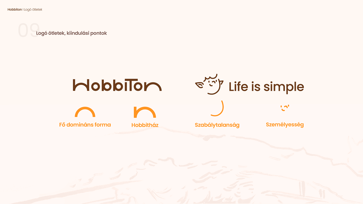 brand graphic design  hobbit identity logo Lord of the rings Tolkien visual identity