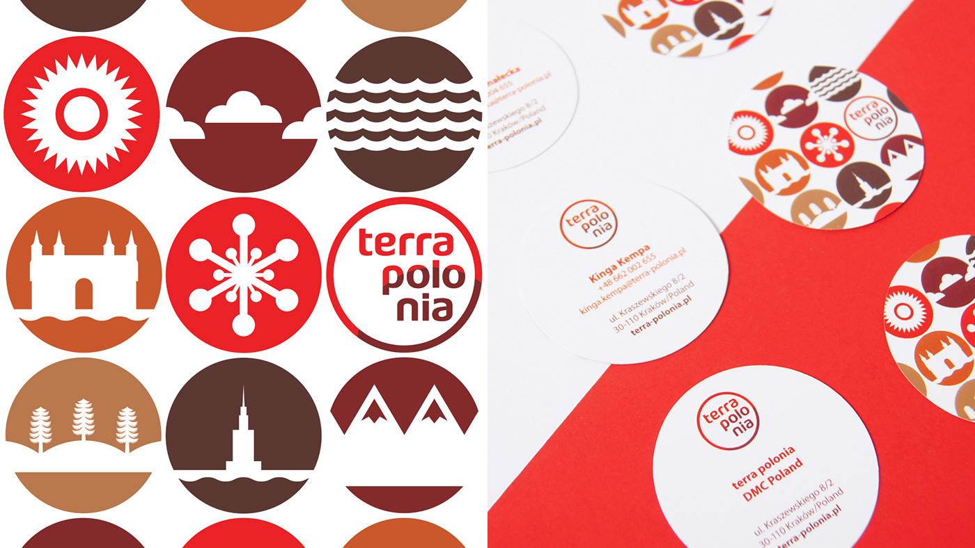 folk visual identity logo folder Business Cards calendar flags bag Packaging poland