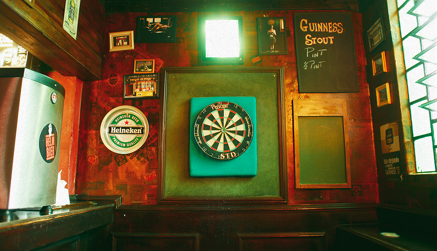 pub bar irish social media facebook card beer shamrock
