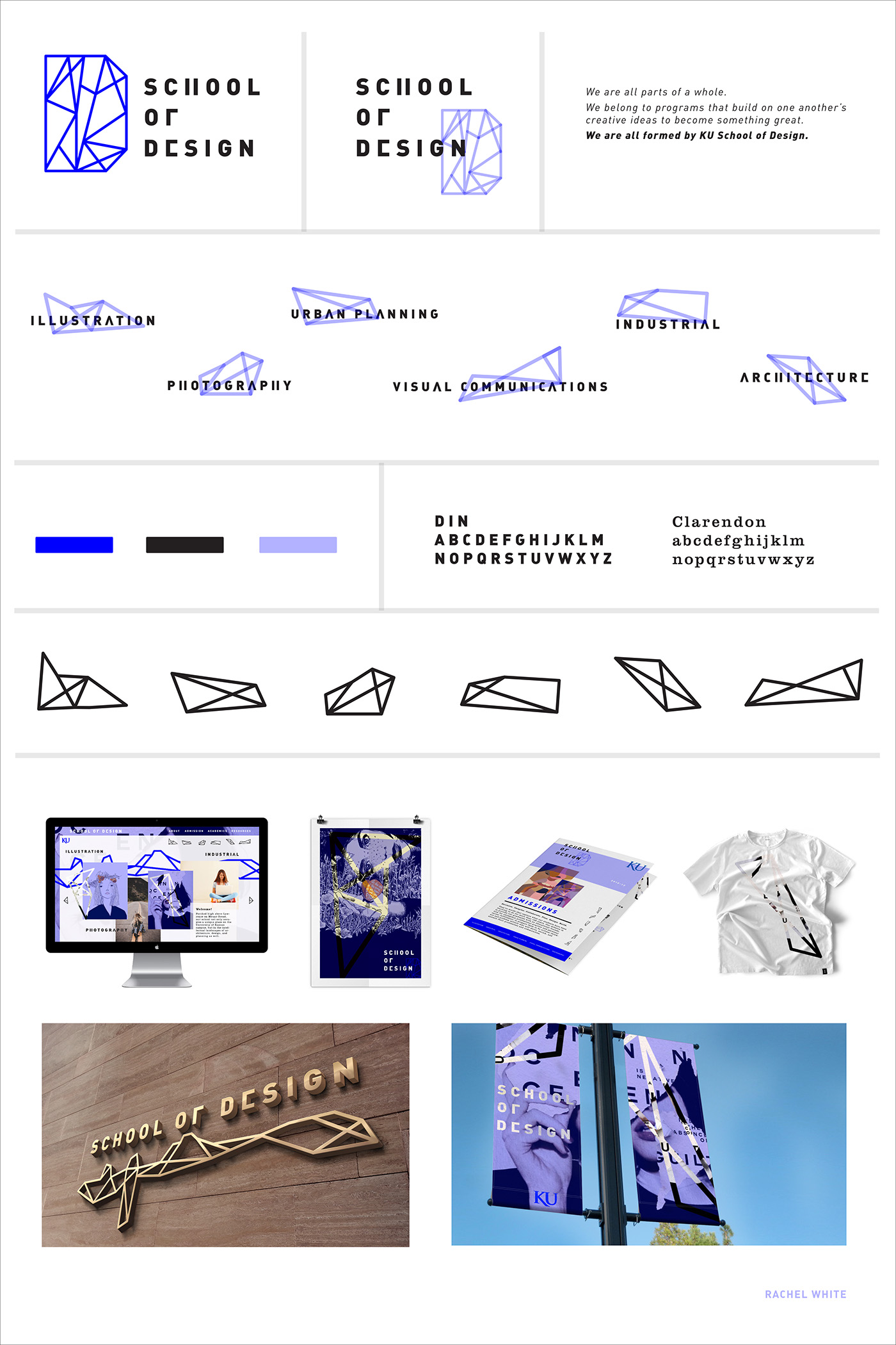 Adobe Portfolio university of kansas KU KU Design design geometric lamp post Website print shirt design shirt Signage