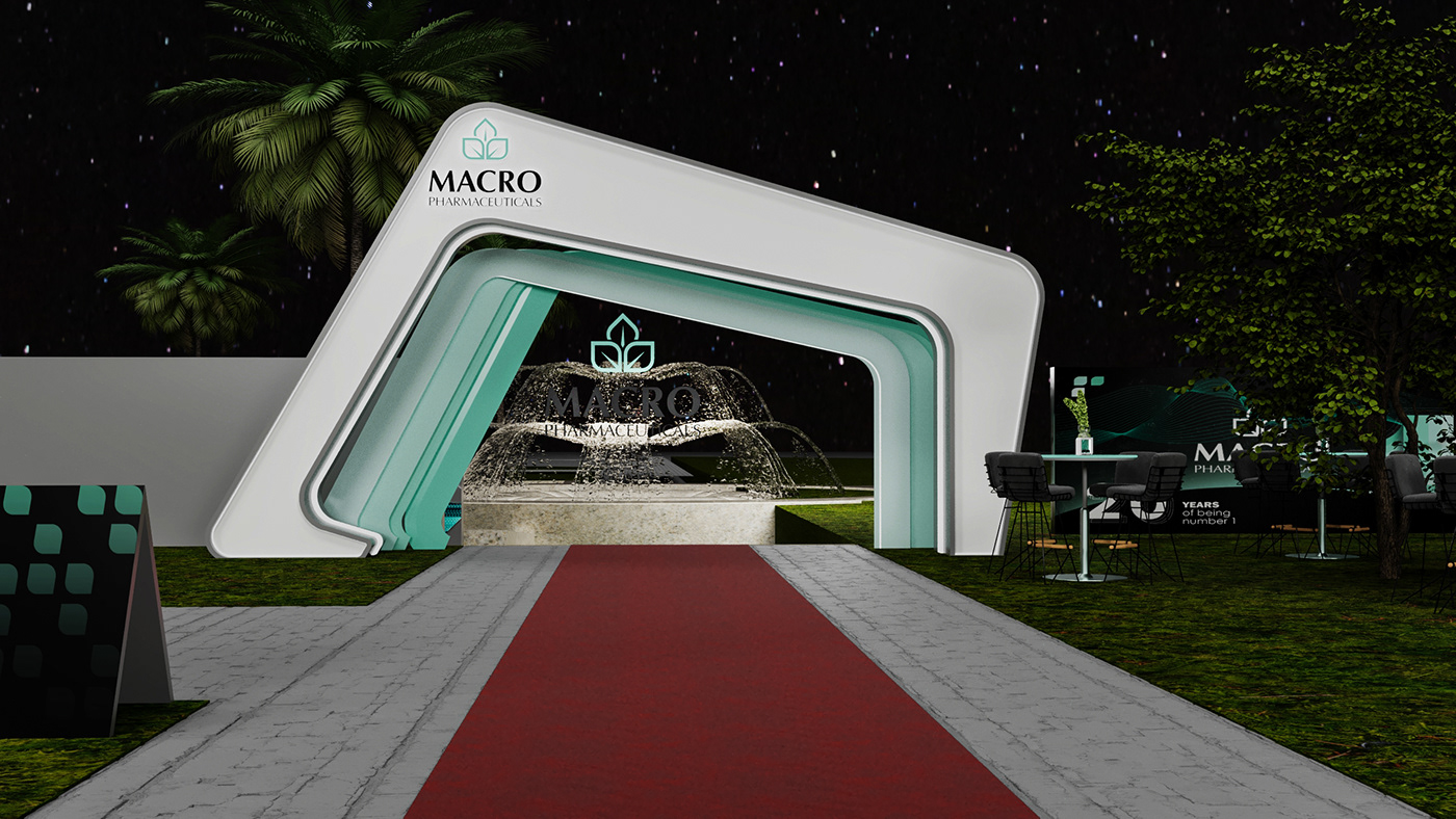 3ds max Event Design Events macro abstract 3D corona visualization Render