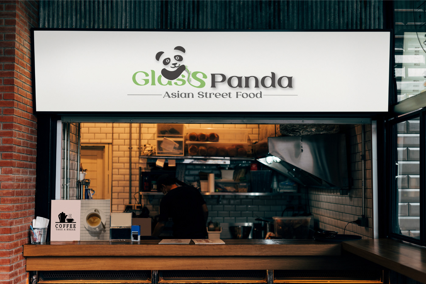 Panda  Food  streetfood Asian Food asian chinese streetfood design