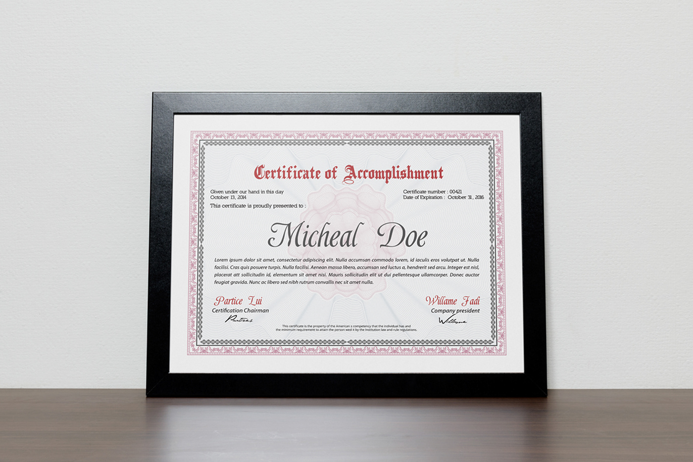 achievement award certificate diploma elegant graduation ILLUSTRATION  success template value