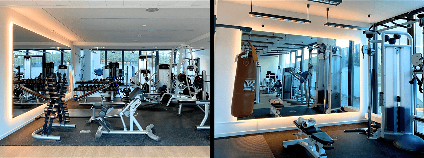 interiordesign gym design fitness Renovation Project