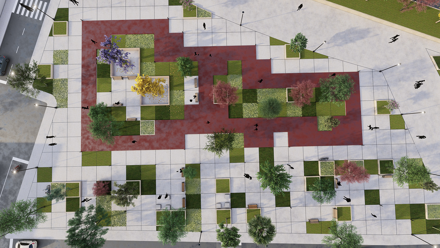 paisagismo architecture Urban Design Landscape Architecture  3D