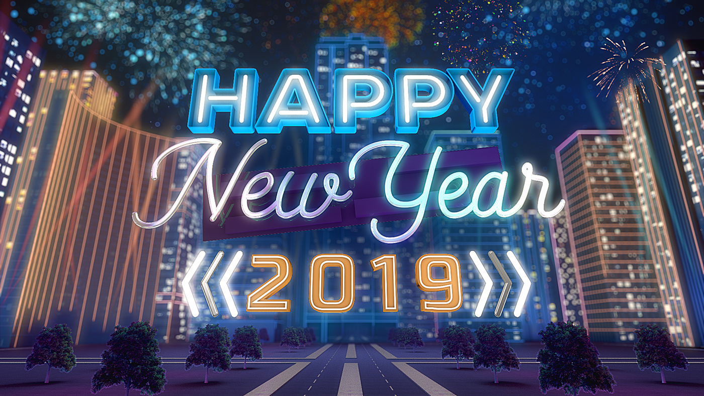 3d animation boardcast design Neon animation neon city TV Channel Idents Channel Ident 3D Channel Ident 3d neon animation happy new year ident happy new years id