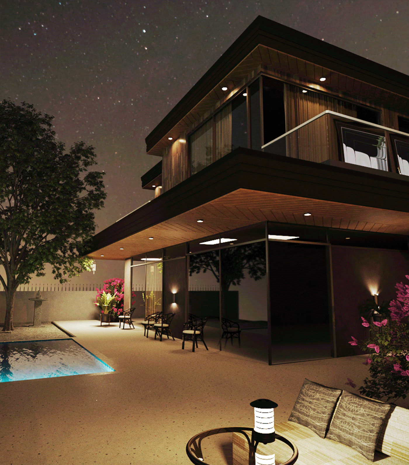 3ds max Sri lanka exterior house 3d modeling archviz architectural design exterior design vray 3D Modelling