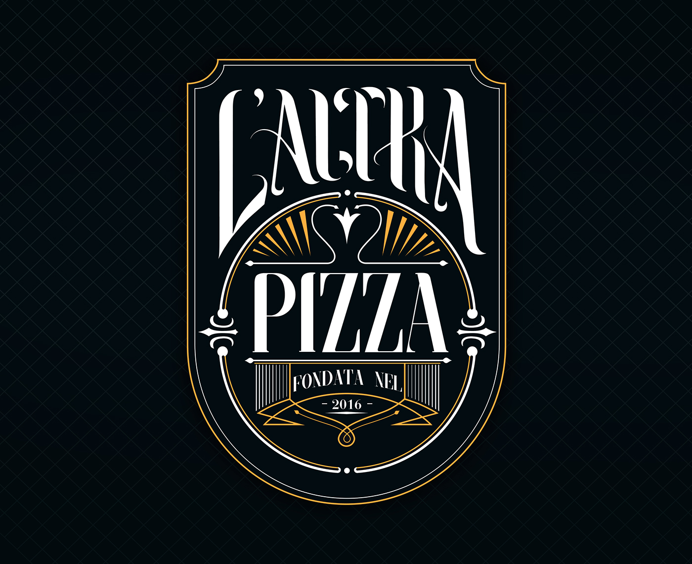 pizzeria branding  marca