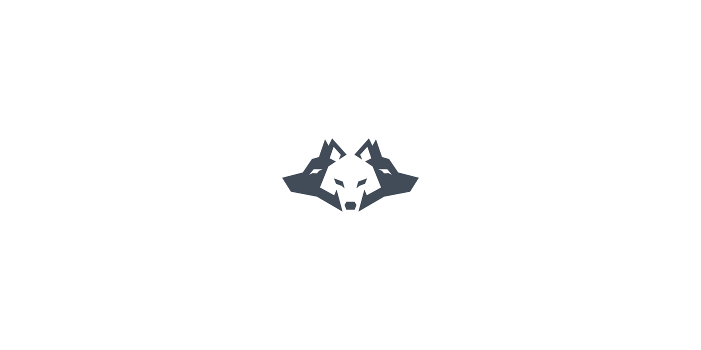 wolf logo wolf animal logo Logo Design negative space creative logo logo animal logos logo collection animals