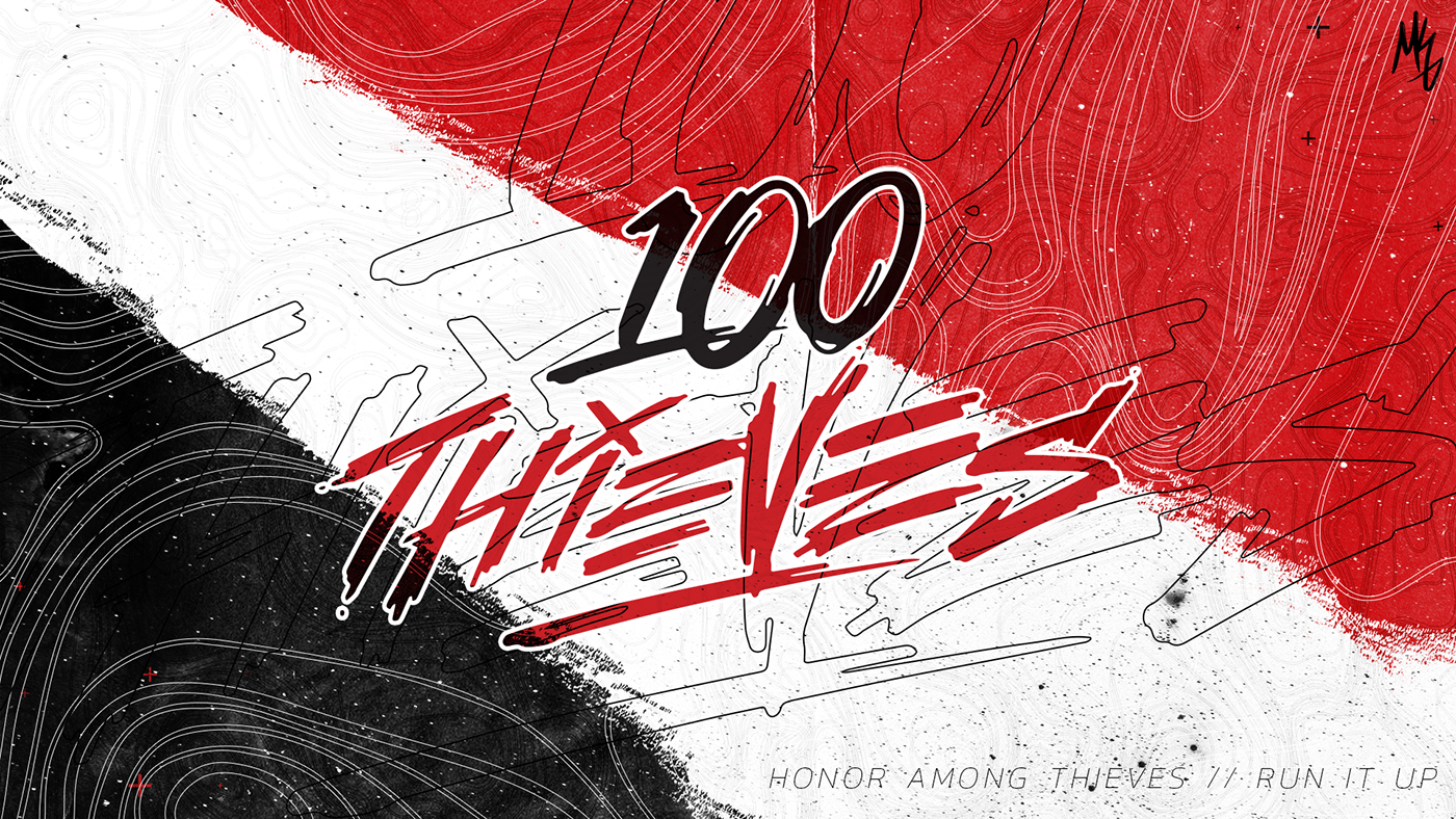 Im a fan of the gaming organization 100 Thieves. 