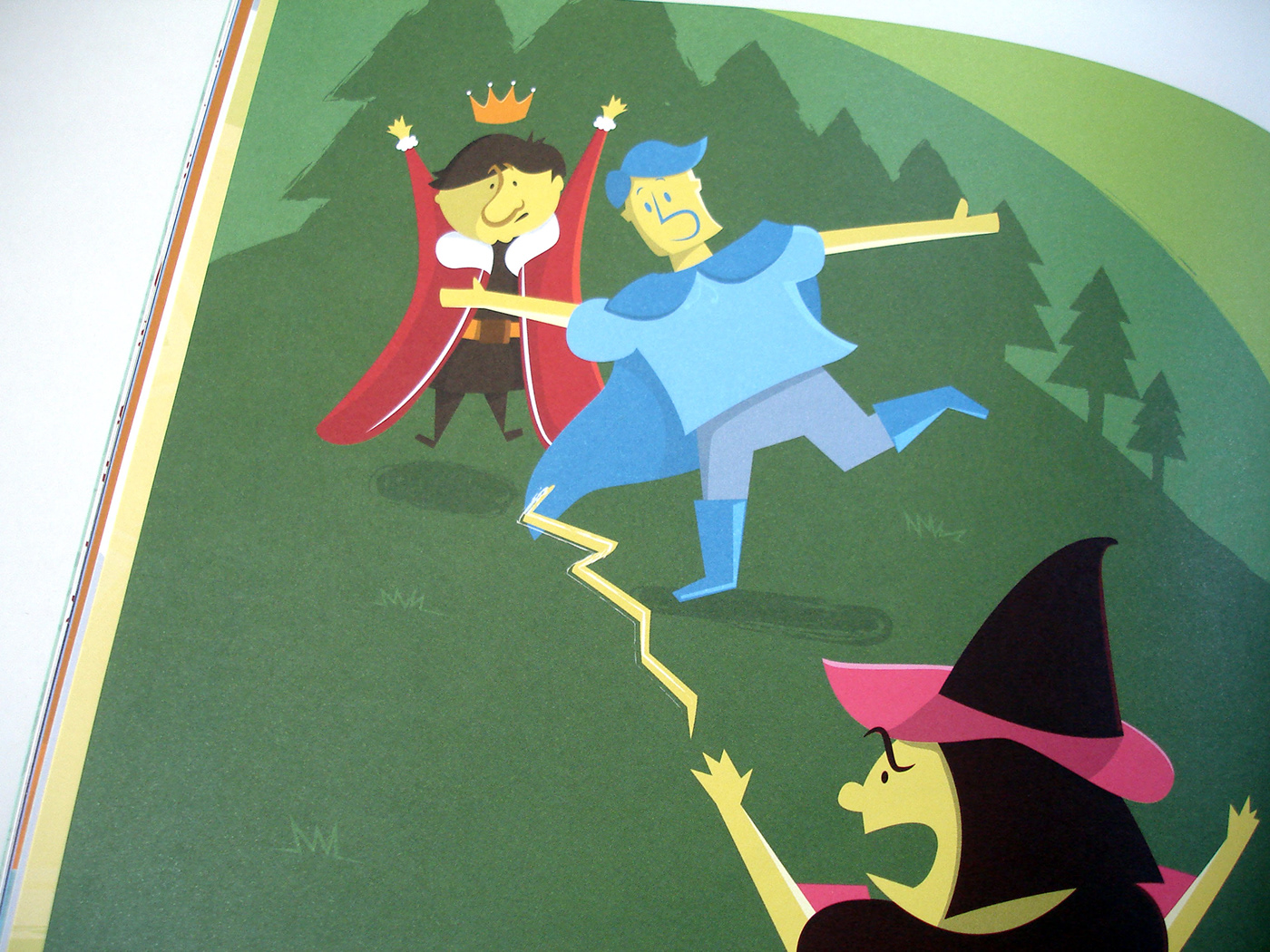 o grande feiticeiro feiticeiro Grand Wizard book children children's book children book vector prince Princess witch king elf Castle color