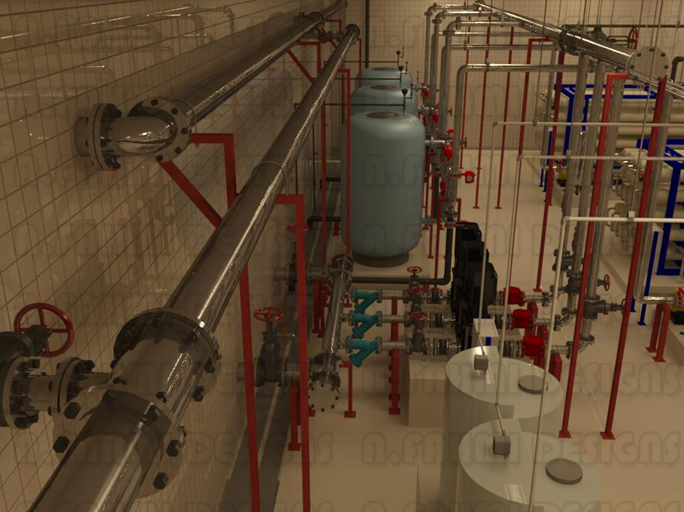 bim services Desalination design MEP services pumps revit water