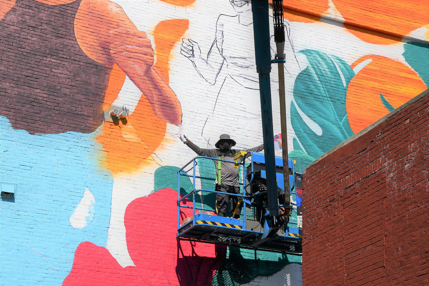 artwork building Drawing  Graffiti Mural painting   spray spray paint streetart wall
