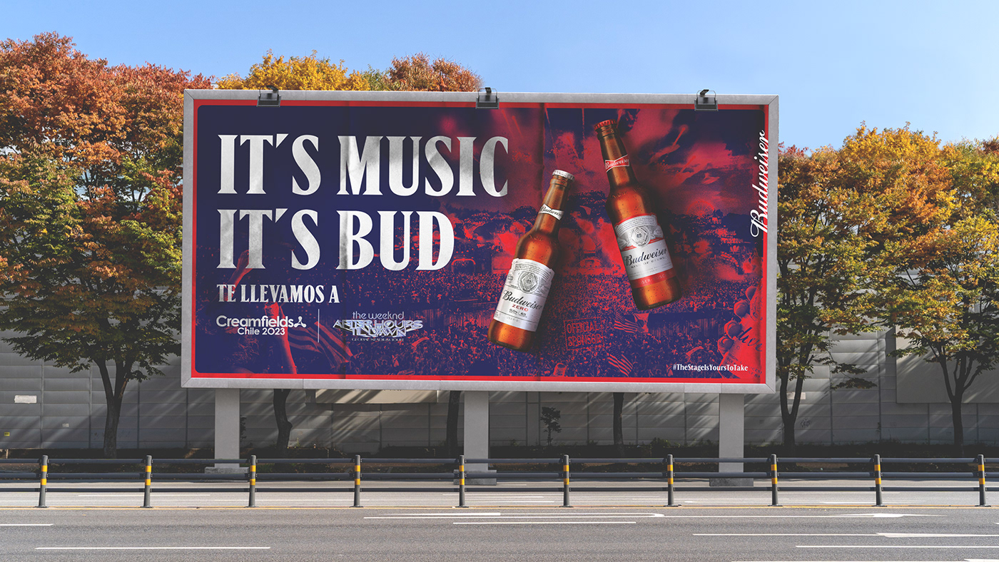Budweiser chile beer Bud music VML motion photoshop