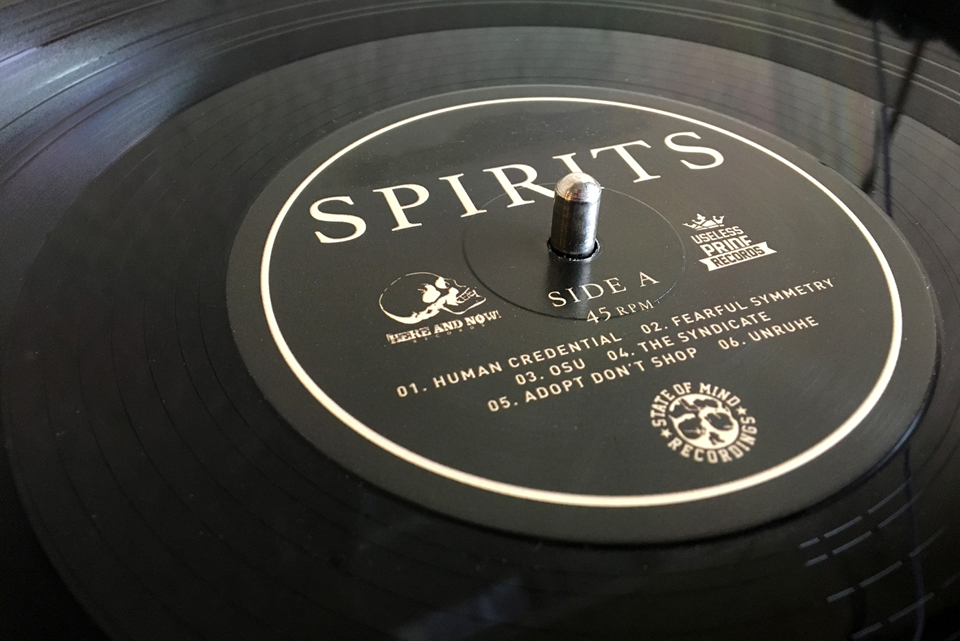 Spirits boston straight edge Hardcore album art music frame vinyl Packaging