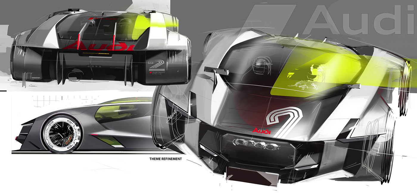 3D automotive   car concept Digital Art  Drawing  ILLUSTRATION  Render sketch Vehicle