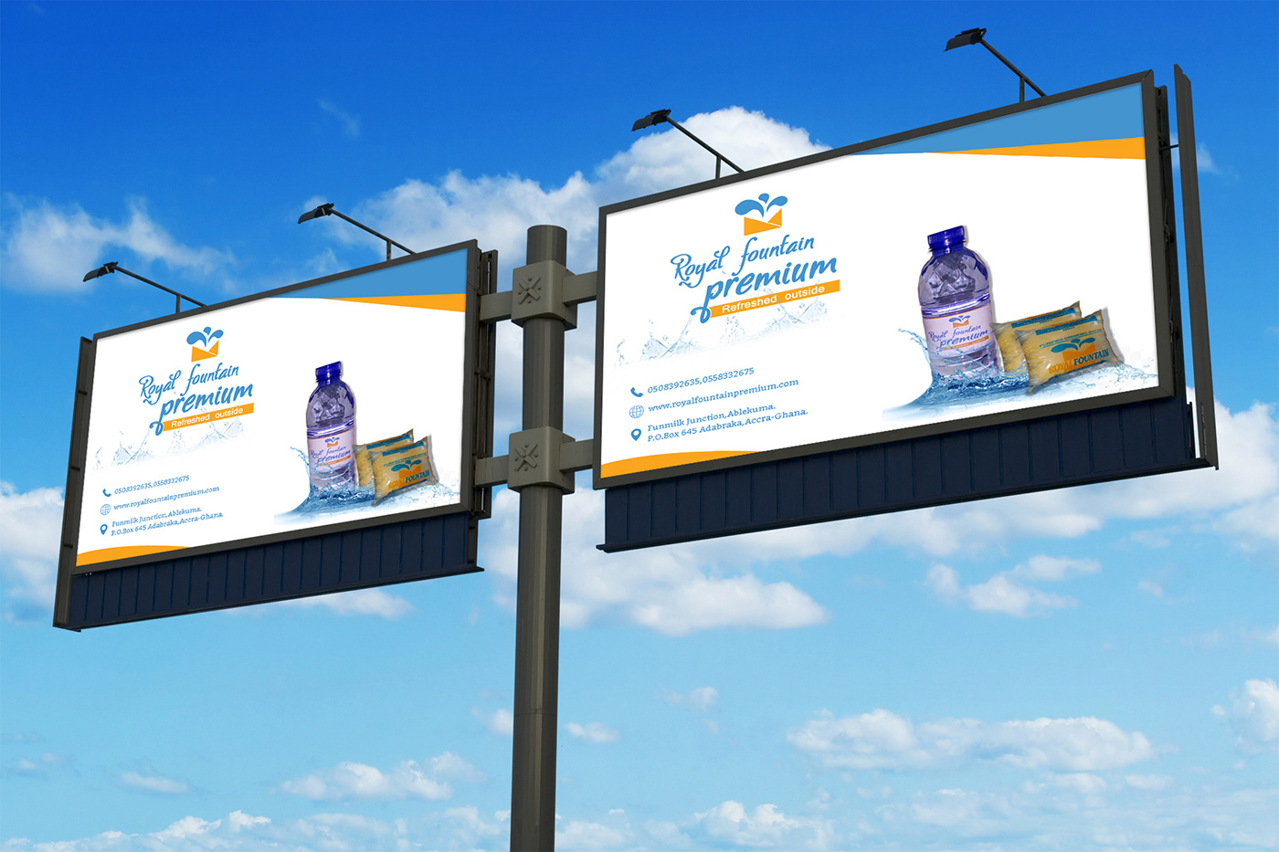 billboard banner design template Layout Stand Exhibition  Advertising  commercial Promotion