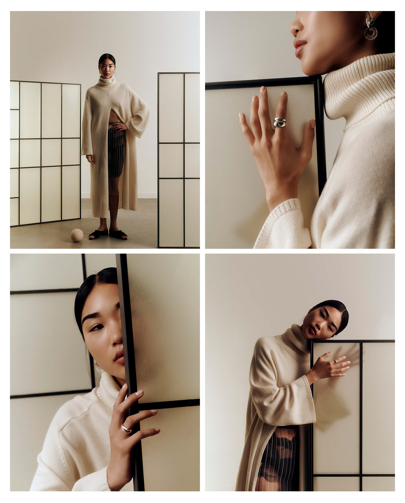 fashion photography editorial asian portrait Make Up fashion editorial Skin retouching minimalfashion