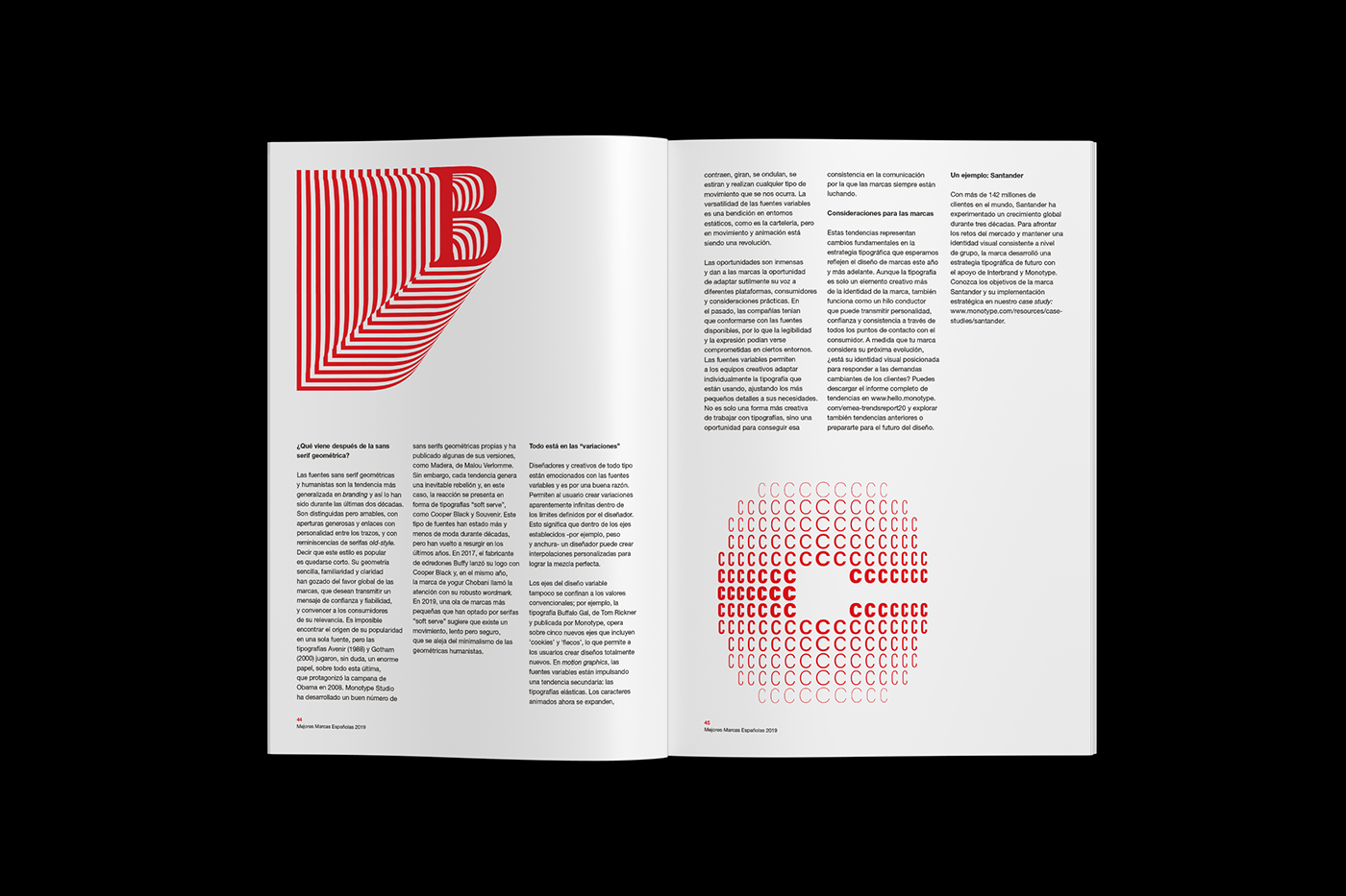 monotype icons magazine type lettering typography   op art barcelona 36 days tipografia