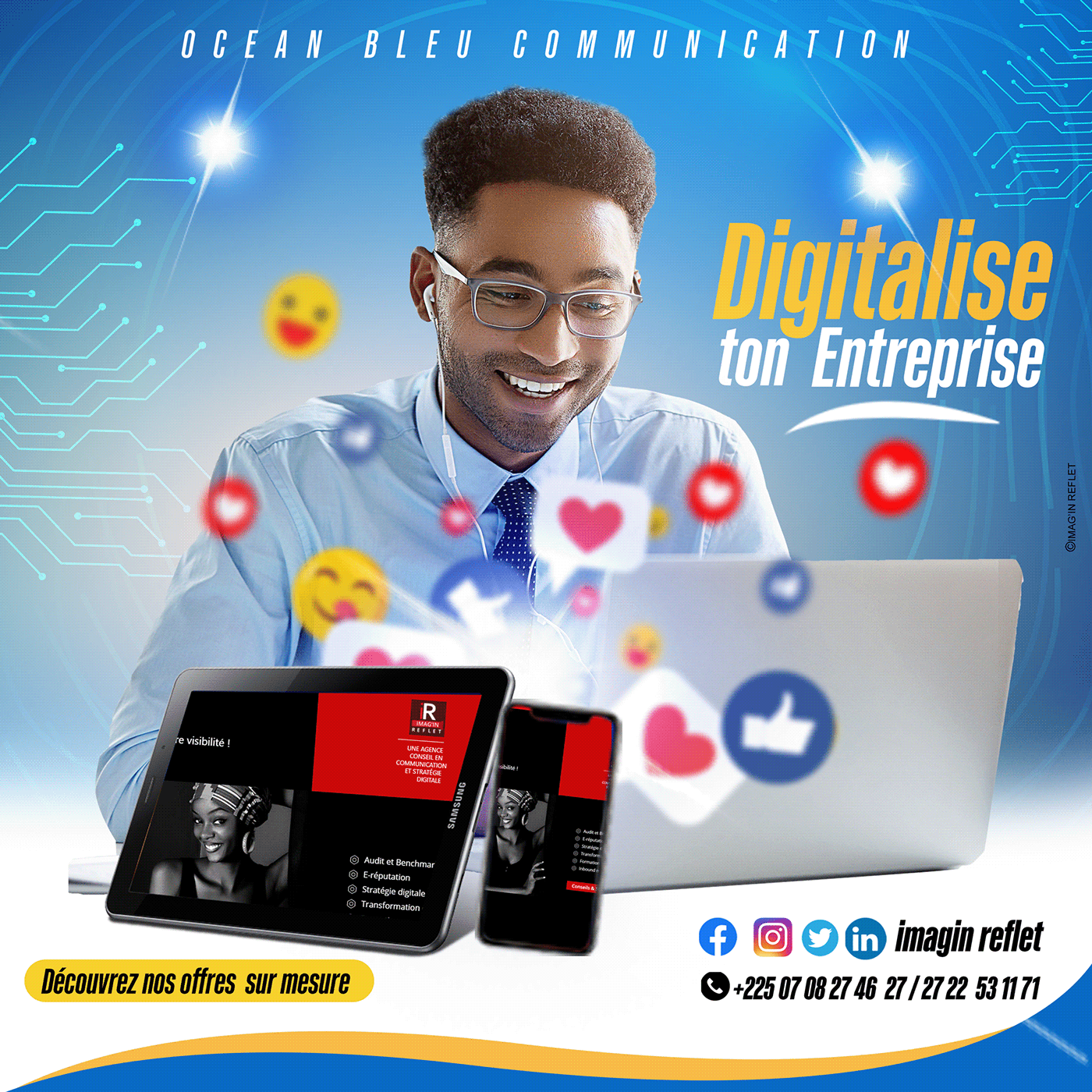 afrique Amérique Cote d'Ivoire digital france Infographie marketing digital Photographie publicité visuels