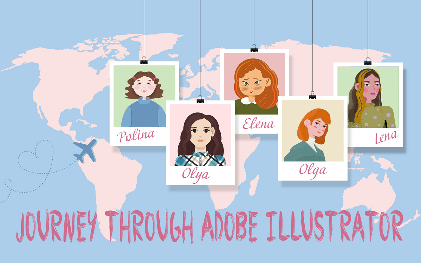 adobe illustrator Graphic Designer graphics ILLUSTRATION  SkillBox Students vector