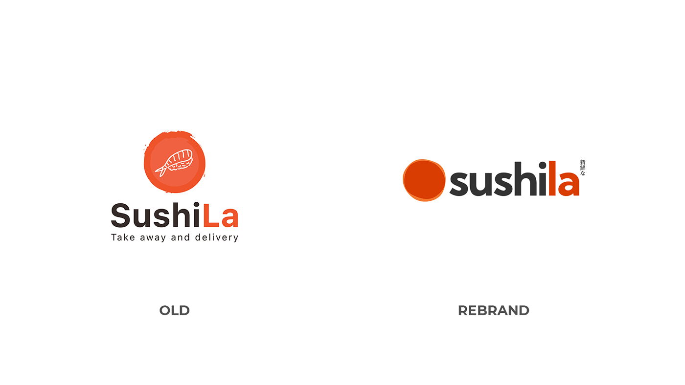 brand identity Logo Design rebranding restaurant sushi bar