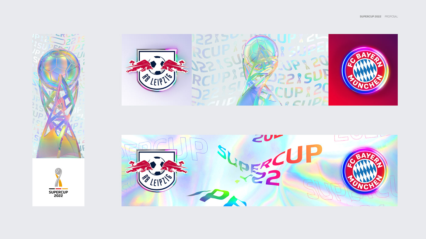 2022 design animation  Event football germany motion motion graphics  soccer sports supercup