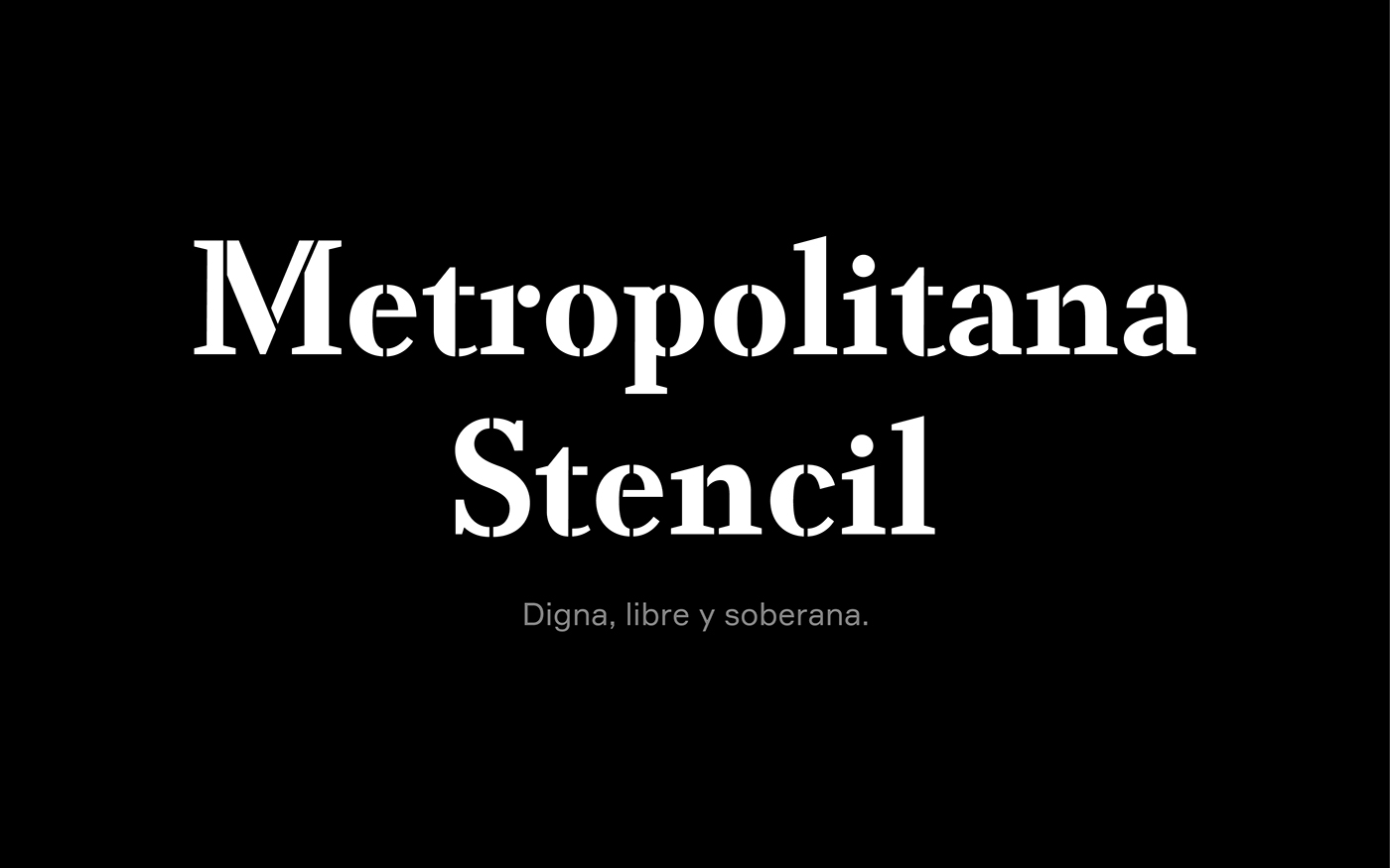 stencil typography   bold Book Fair mexico uam Booklet specimen