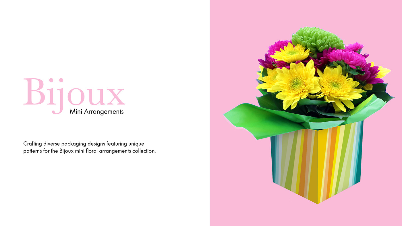 Packaging pattern design  Floral design