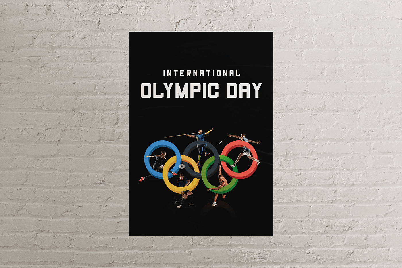 International Olympic Day Poster Design olympic day Games Gamer Gaming Olympics Olympic Games sports football