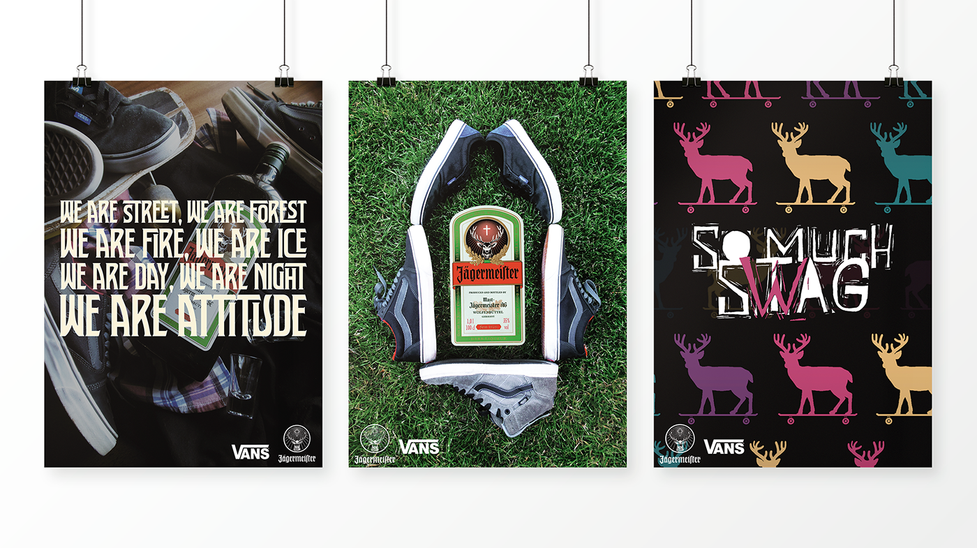 Vans Jagermeister diseño carteles publicidad Concurso Gráficas
