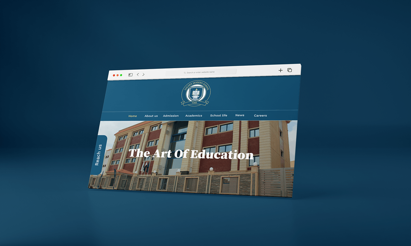 school website Web Design  UI/UX Figma user experience ui design