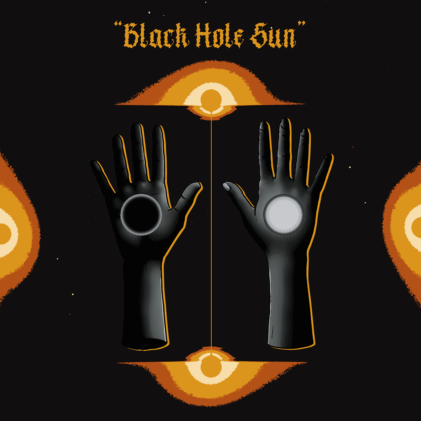 soundgarden black hole sun hole grunge artwork rock ILLUSTRATION  #band blackhole blackholesun