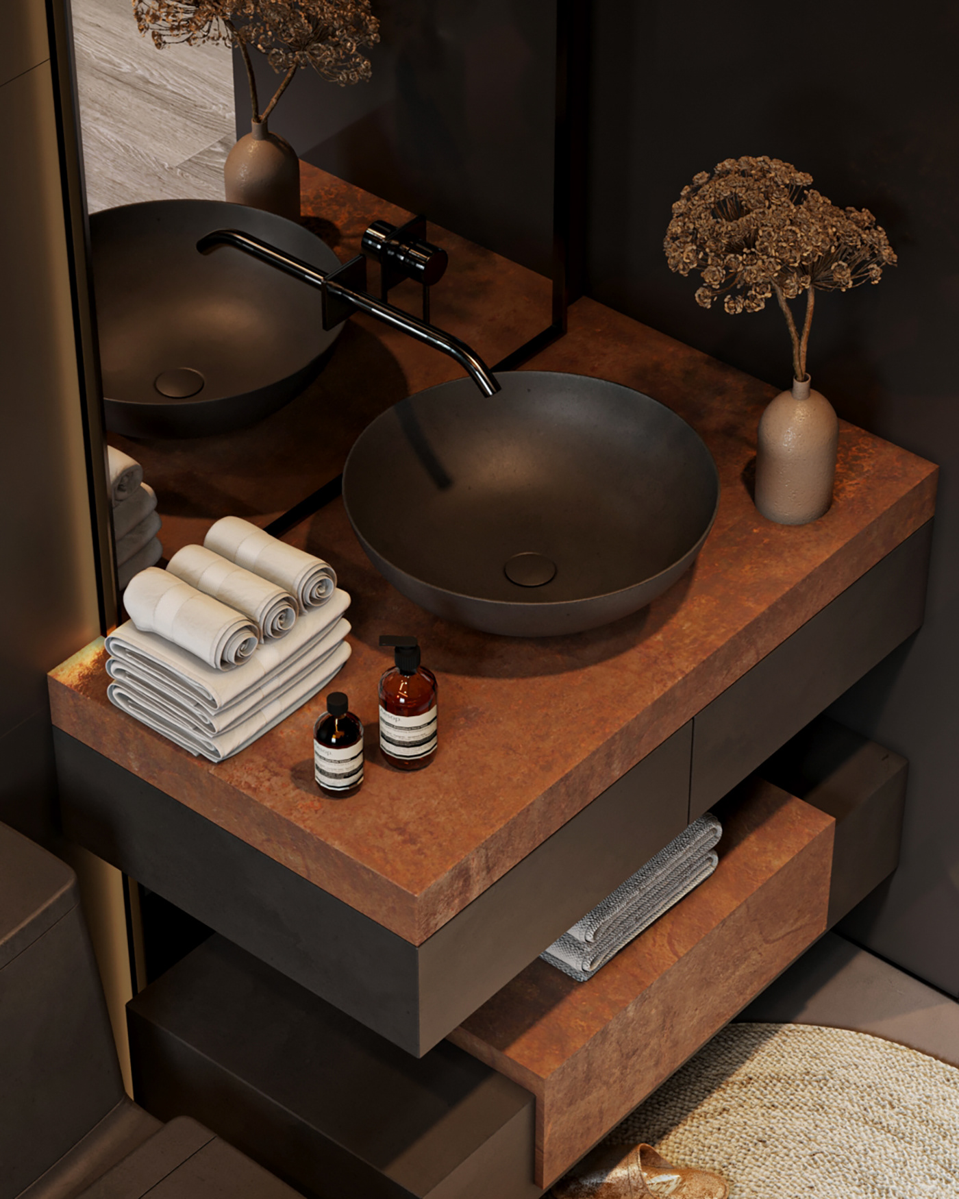 3dmax architecture bedroom design Interior interior design  minimal minimalist modeling modern