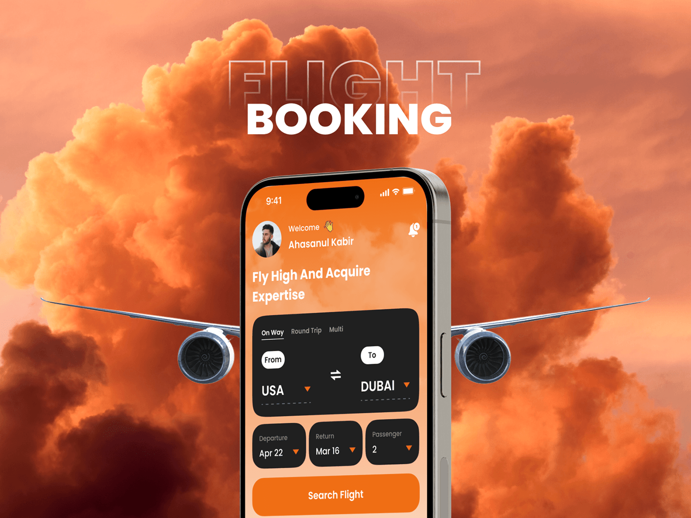 Flight Booking flight Booking booking app ticket online ticket booking tickets Figma uiux app design