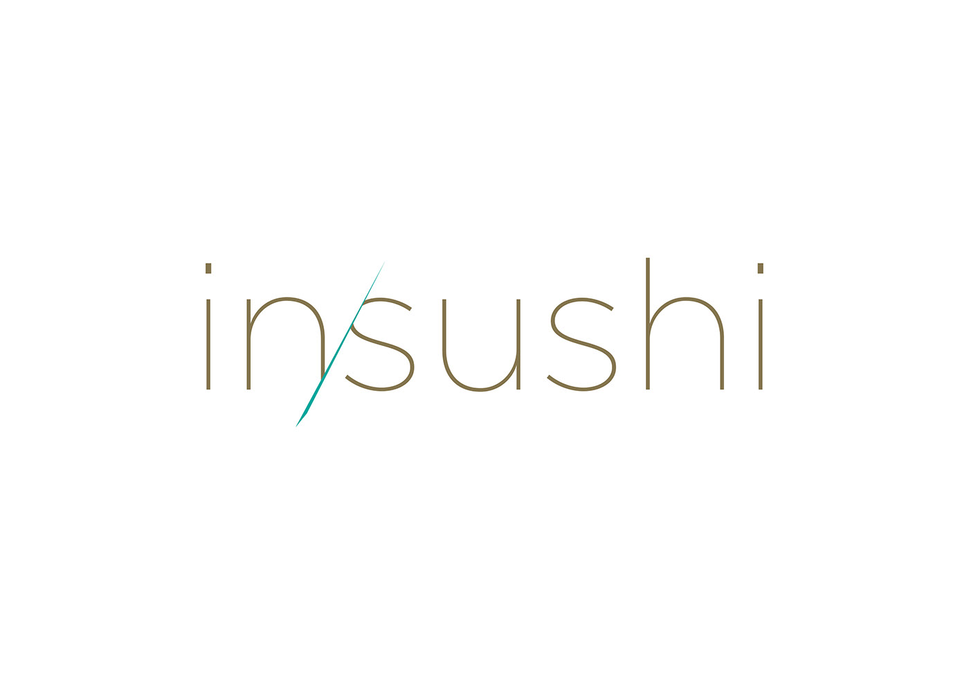 Sushi merchandising logo knife clean cut foodporn branding  graphic design  sushi restaurant