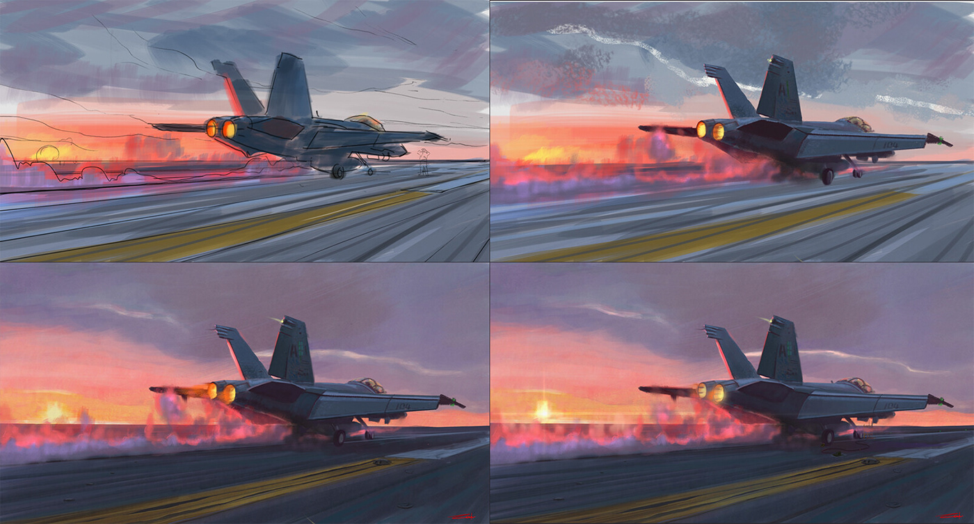 air fighter airplane fighters Drawing  keyframe concept art concept frame