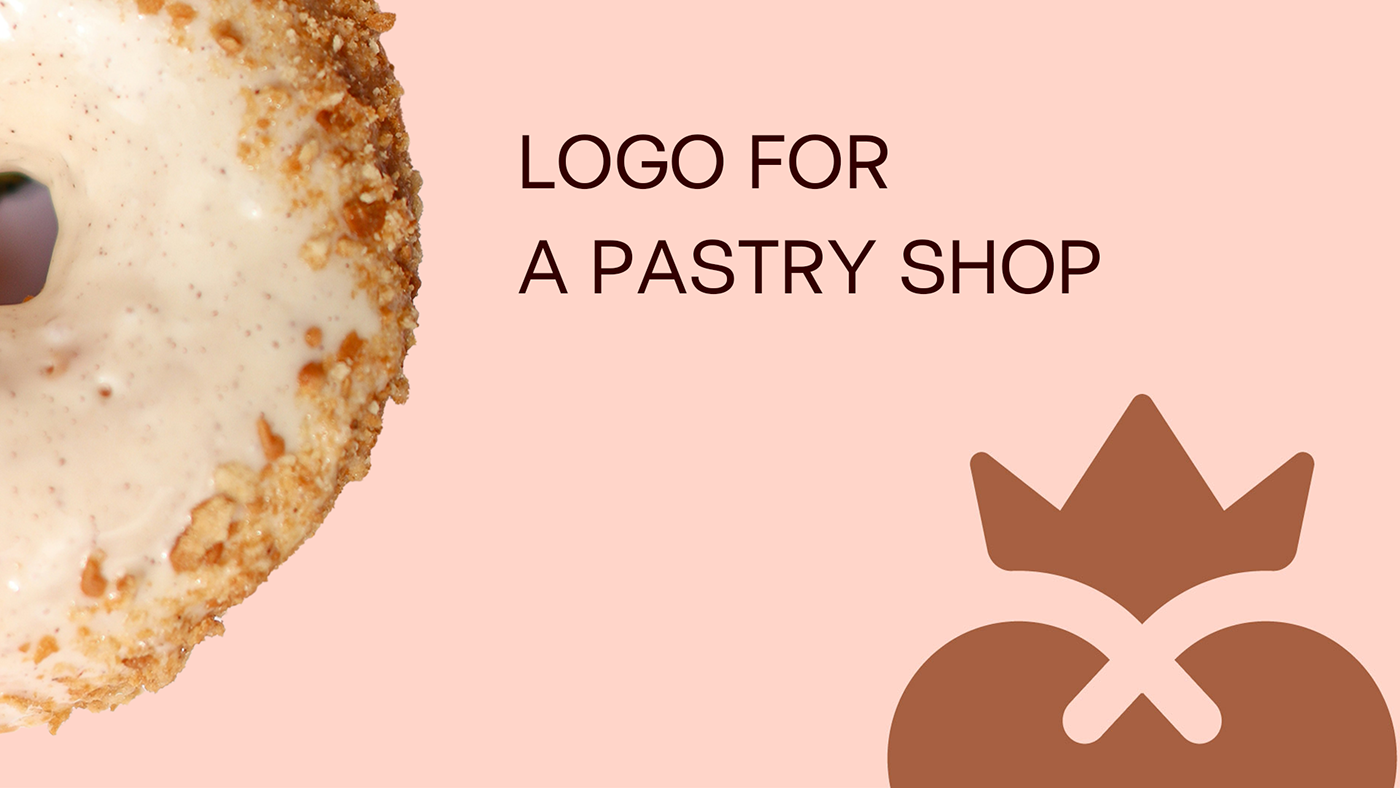 logo Logo Design Logotype Graphic Designer logotypes logos identity pastry shop pastry logo Adobe Photoshop