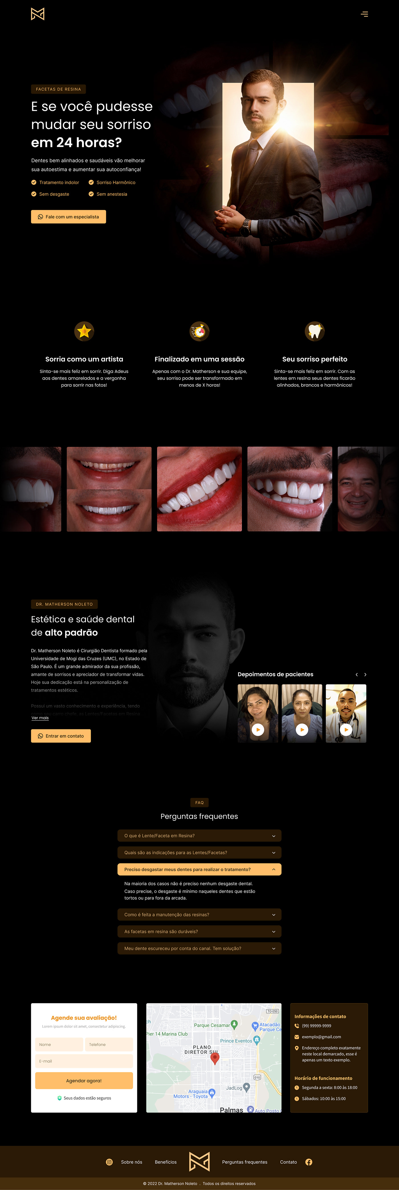 dentist Figma landing page Odontologia ui design UI/UX ux Web Design  Website